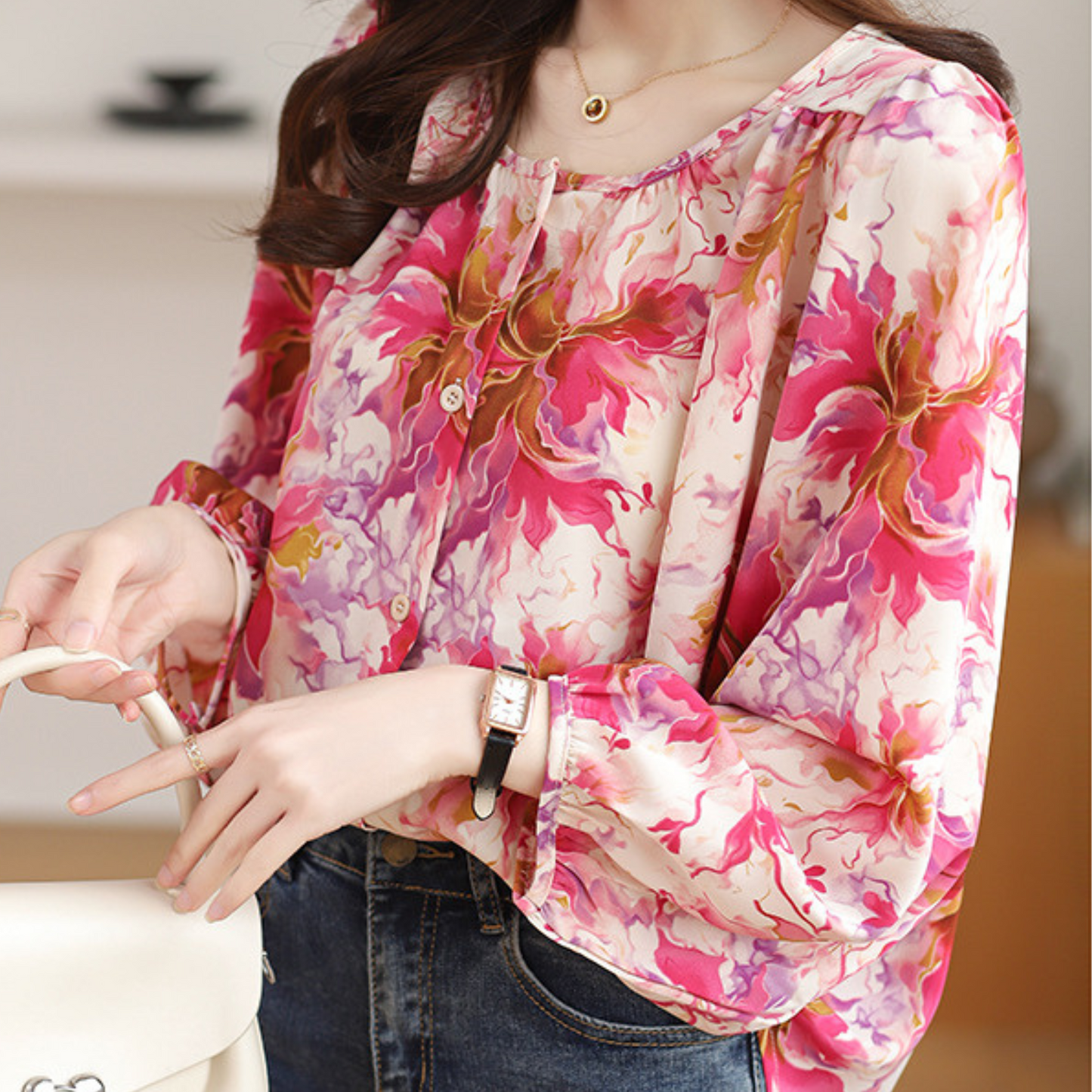 Aria Ease Sketch Blouse