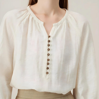 Maelle Calm Button Blouse