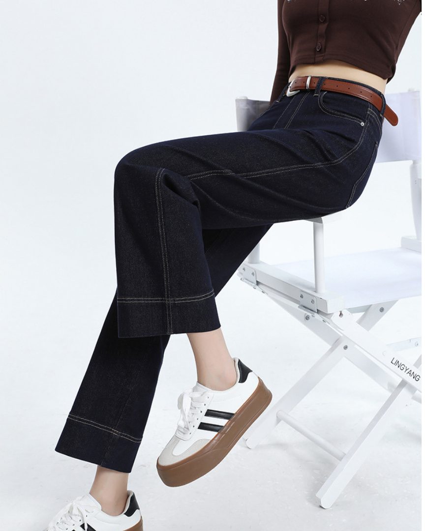 Liora Cuff Straight Denim