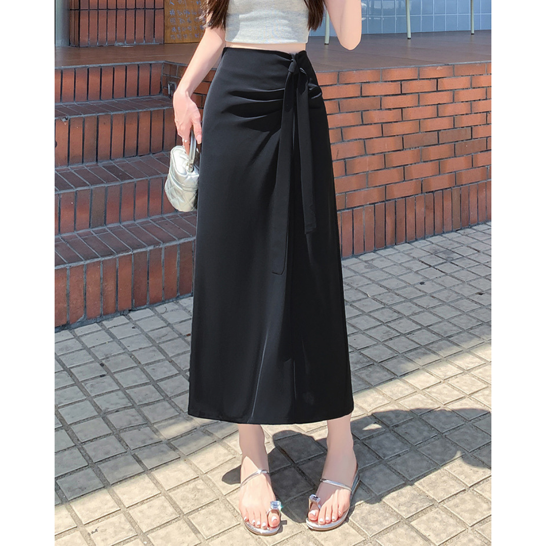 Mira Soft Tie Column Skirt