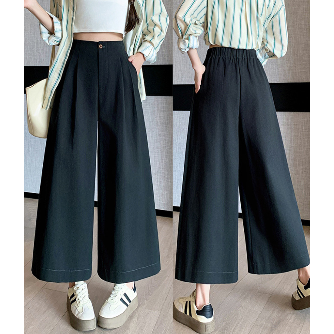 Mara Ease Crop Pleat Pants