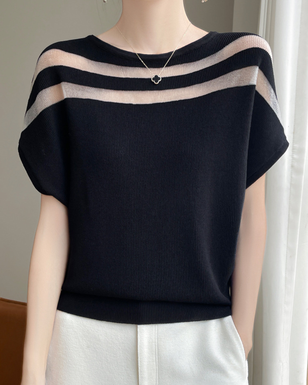 Lumi Sheer Knit Top