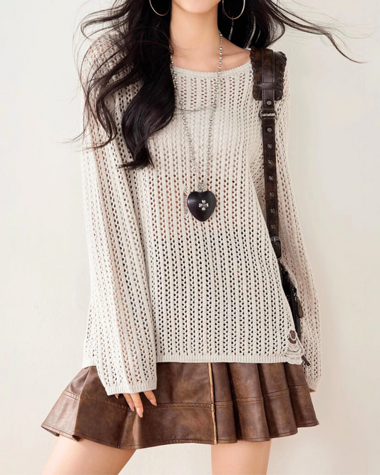 Miela Airy Net Knit