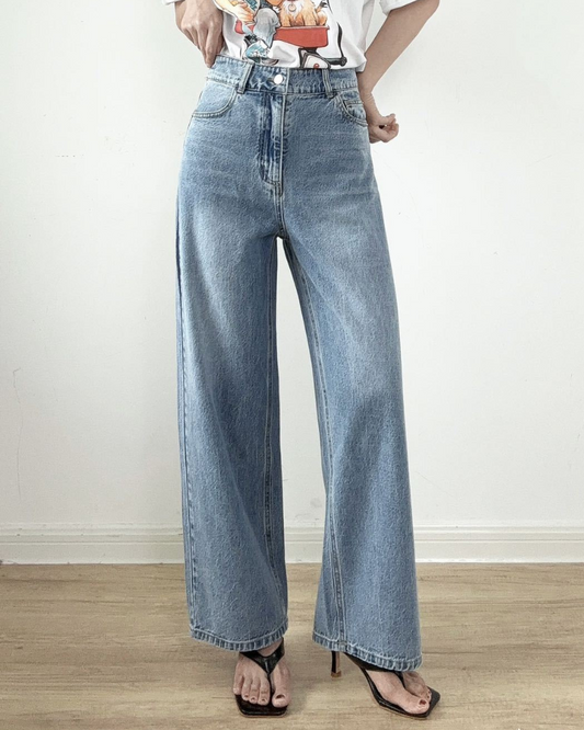 Aster Ease Straight Denim