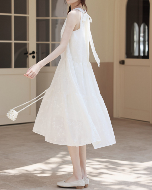 Noelle Bloom Tie-Back Dress