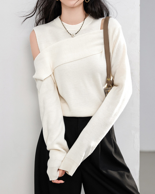 Elodie Off-Bar Knit Top