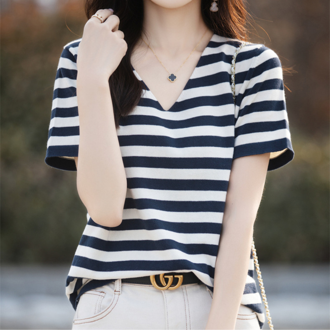 Delia Soft Stripe T-Shirt