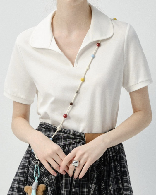 Lina Soft Collar T-Shirt