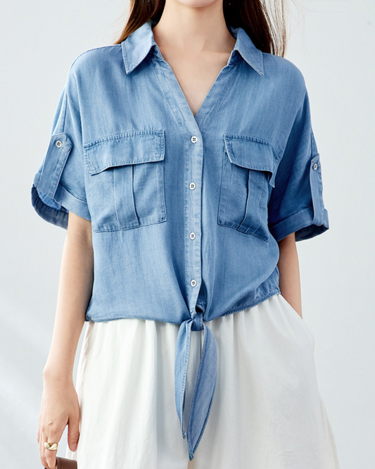 Livia Light Tie Shirt