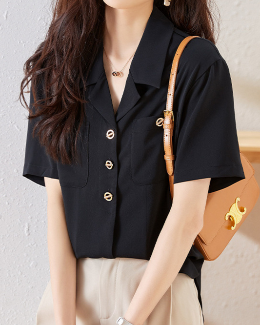 Mara Polished Pocket Shirt