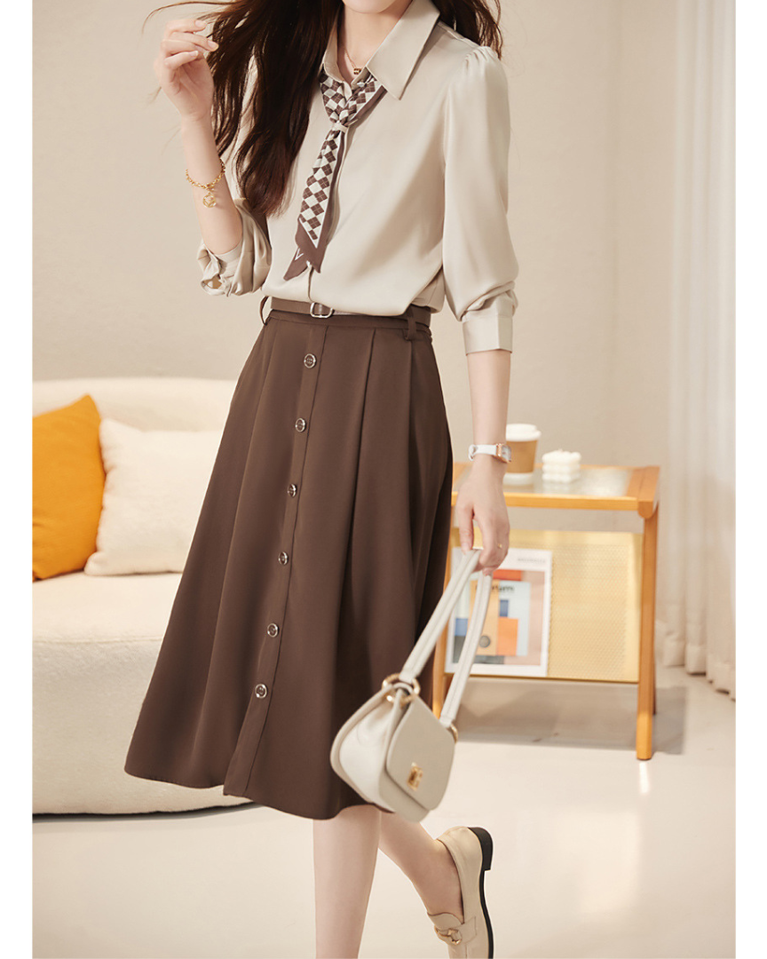 Linden Button Pleat Midi Set