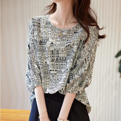 Vera Sketch City Blouse