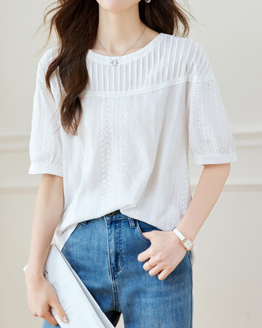 Liora Whisper Pleat Blouse