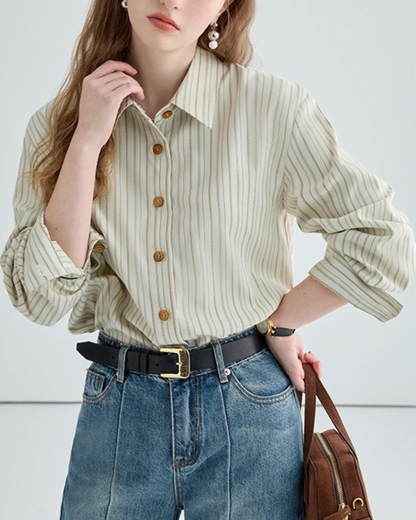 Irene Crisp Stripe Shirt