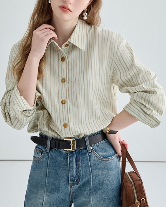 Irene Crisp Stripe Shirt