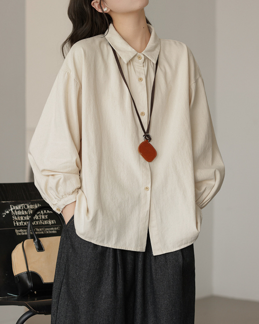 Elora Soft Drop Shoulder Shirt