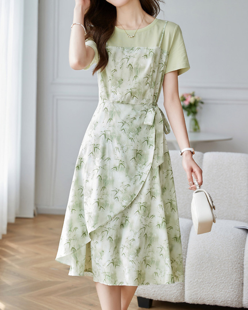 Elodie Mist Layered Dress