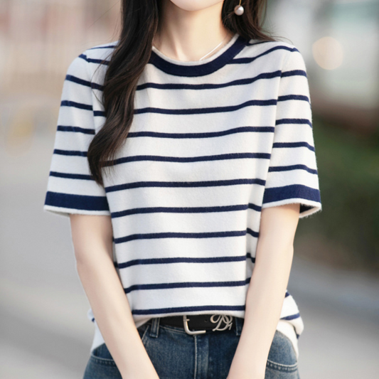 Marin Texture Stripe Knit Top