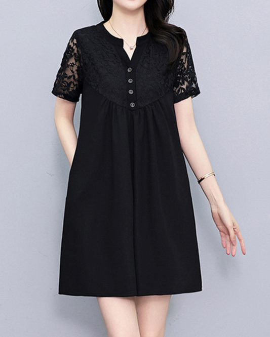 Lucia Soft Lace Shift Dress