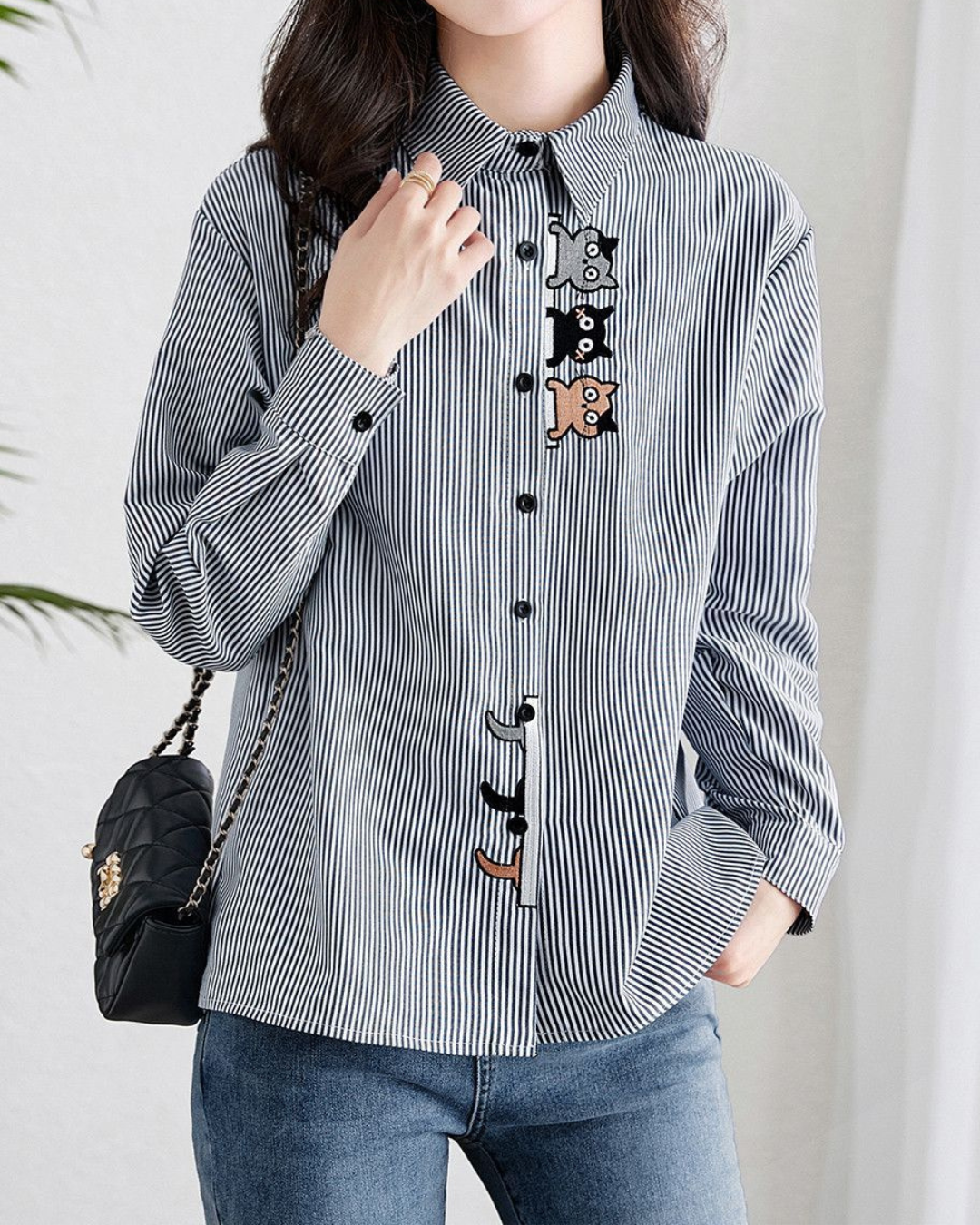 Mira Playful Stripe Shirt