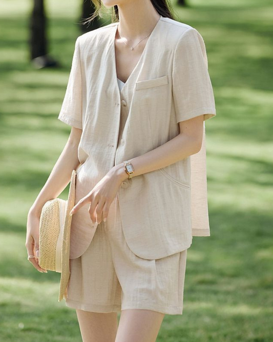 Isla Calm Summer Blazer Set