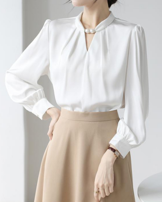 Lila Drift Long Sleeve Light Blouse