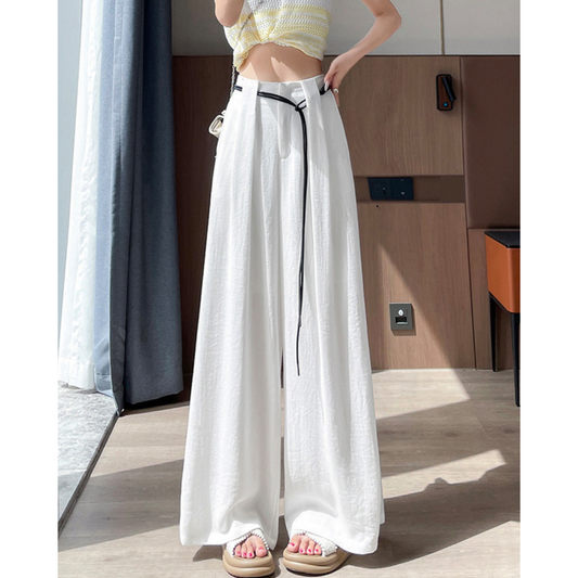 Alba Tie Wide Flax Pants