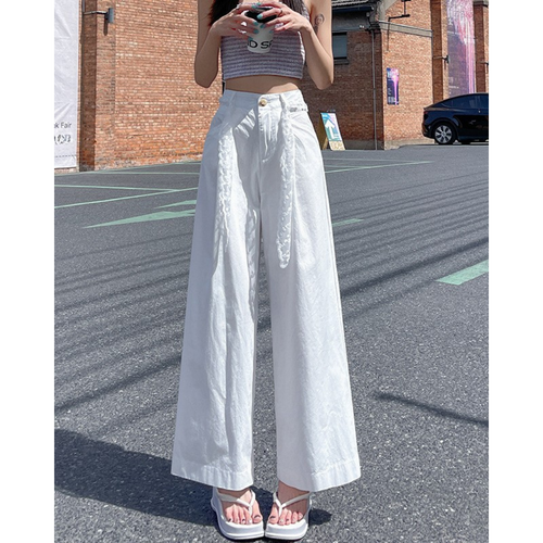 Liora Lace Bow Cotton Trousers