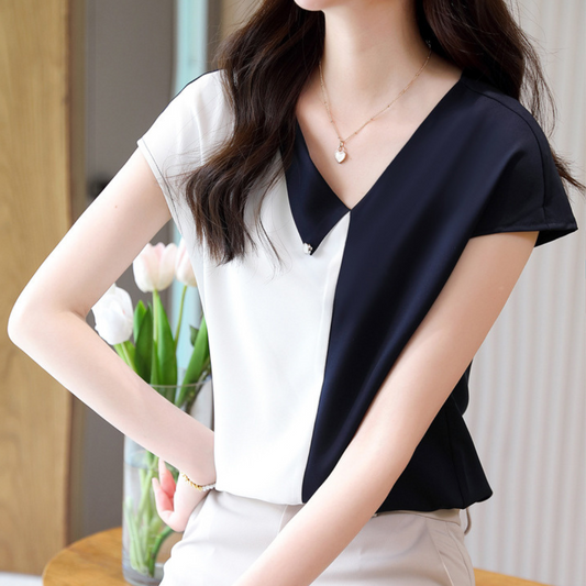 Elodie Split Panel T-Shirt