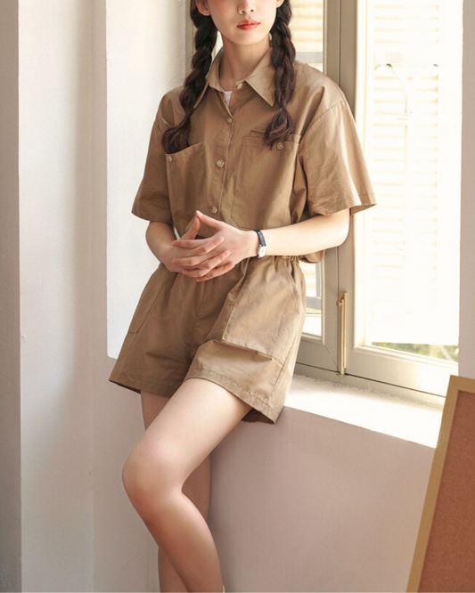 Eloise Ease Cotton Short Set