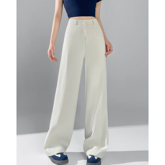 Isla Curve Stitch Wide Trousers