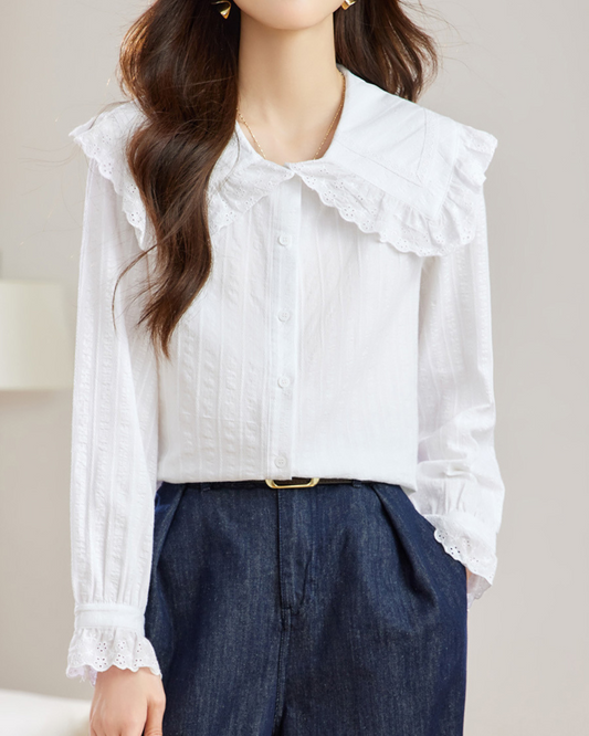 Elowen Gentle Collar Blouse