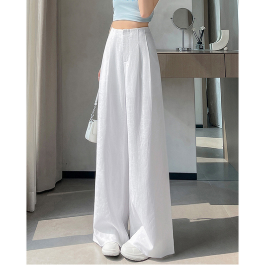 Lumi Soft Linen Wide Trousers