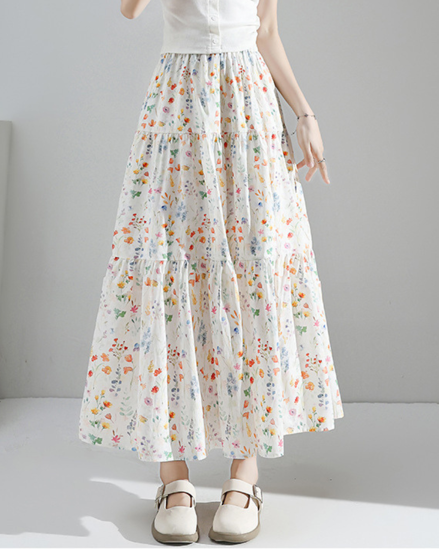 Ivy Meadow Flow Maxi Skirt