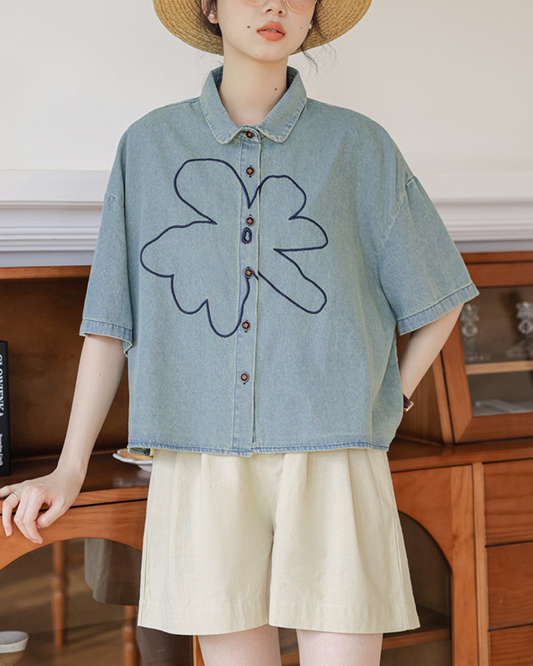 Clover Ease Denim Shirt