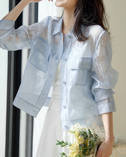 Liora Whisper Sheer Layer Shirt