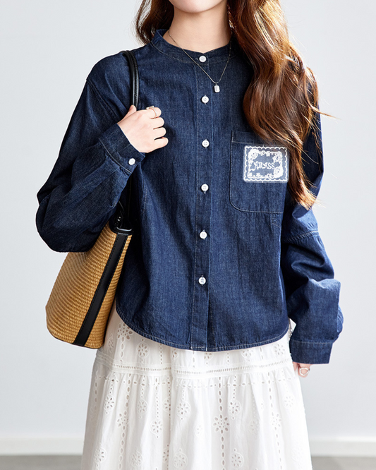 Elodie Soft Indigo Shirt