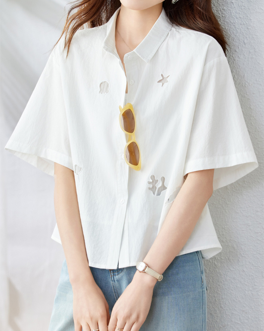 Isla Breeze Embroidery Shirt
