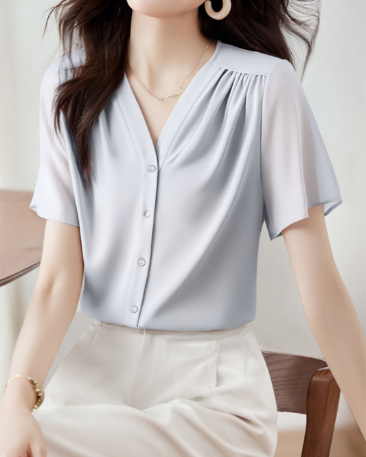 Sierra Soft Drape Chiffon Blouse