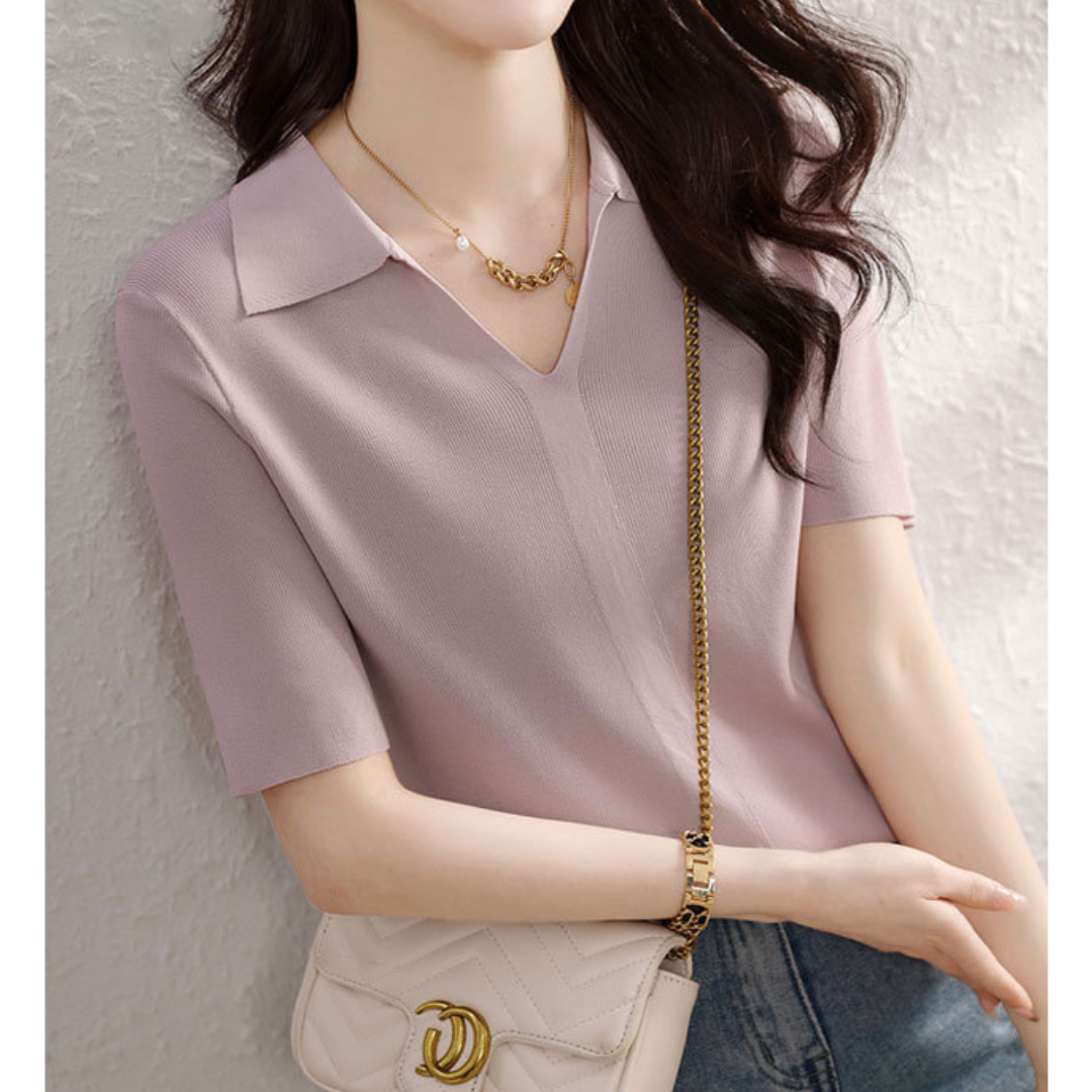 Odessa Wave Collar T-shirt