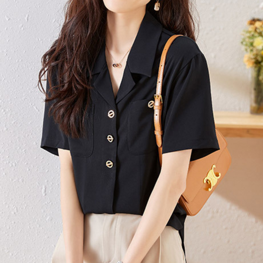 Mara Polished Pocket Shirt