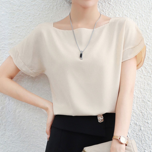 Isla Airy Curve Sleeve Blouse