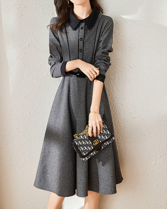 Marin Quiet Woolen Midi Dress