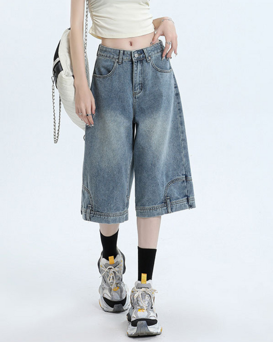 Mira Washed Wide Denim