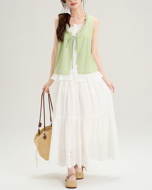 Elodie Bloom Cotton Layered Set
