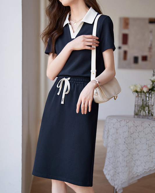 Odette Contrast Collar Set
