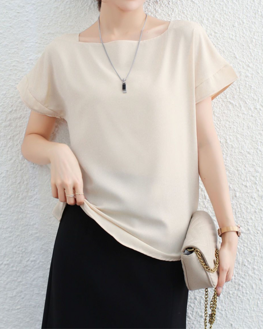 Isla Airy Curve Sleeve Blouse