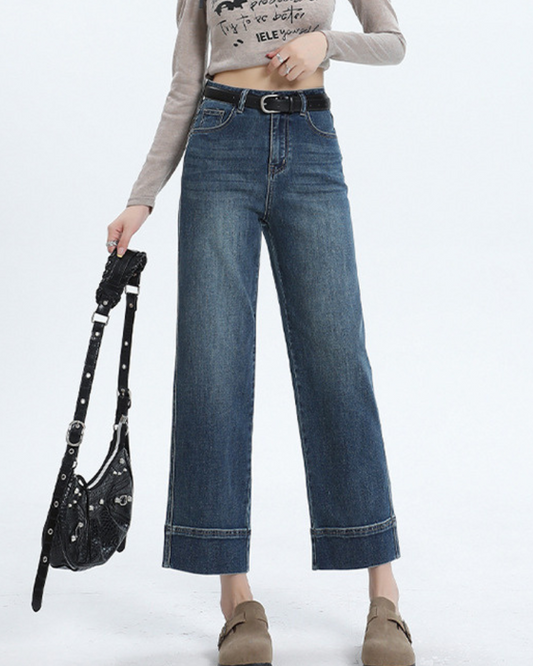 Liora Cuff Straight Denim
