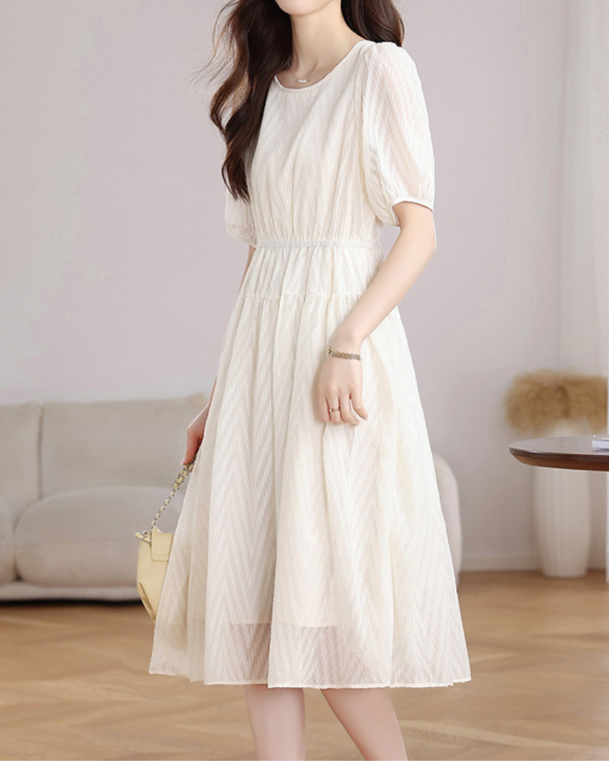 Liana Soft Texture Midi Dress