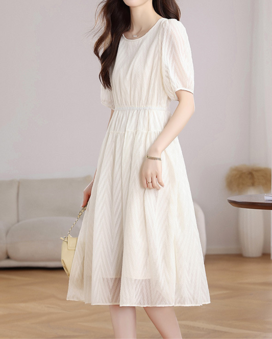 Liana Soft Texture Midi Dress